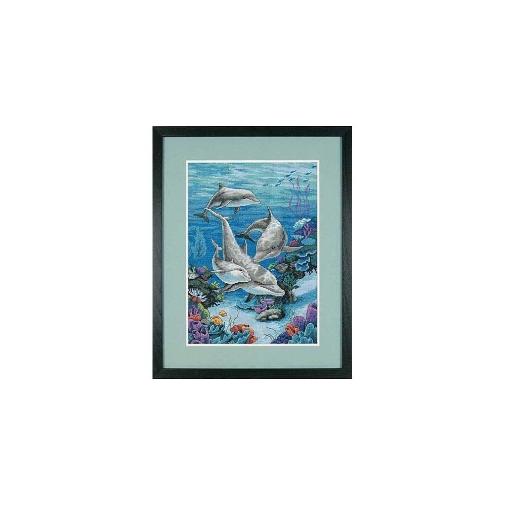 Dimensions Counted Cross Stitch Kit 03830 – The Dolphins' Domain