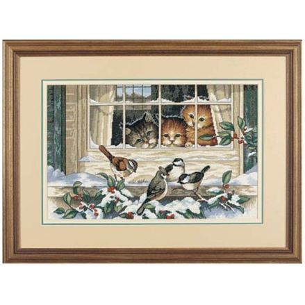 Dimensions Counted Cross Stitch Kit 03839 – Three Bird Watchers