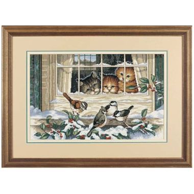 Dimensions Counted Cross Stitch Kit 03839 – Three Bird Watchers