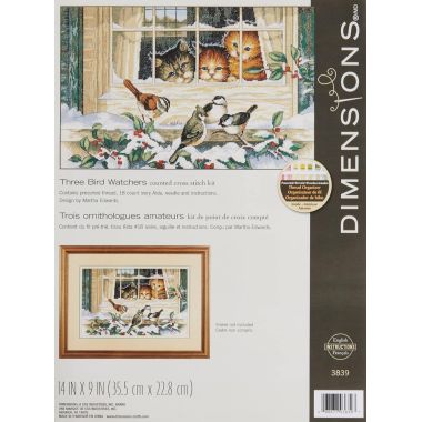 Dimensions Counted Cross Stitch Kit 03839 – Three Bird Watchers