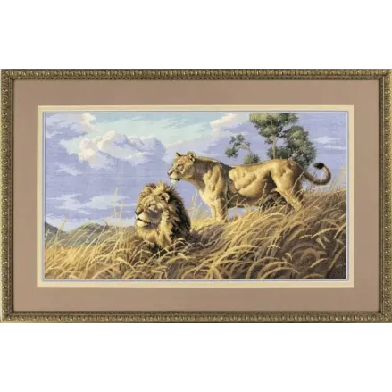 Dimensions Counted Cross Stitch Kit 03866 – African Lions