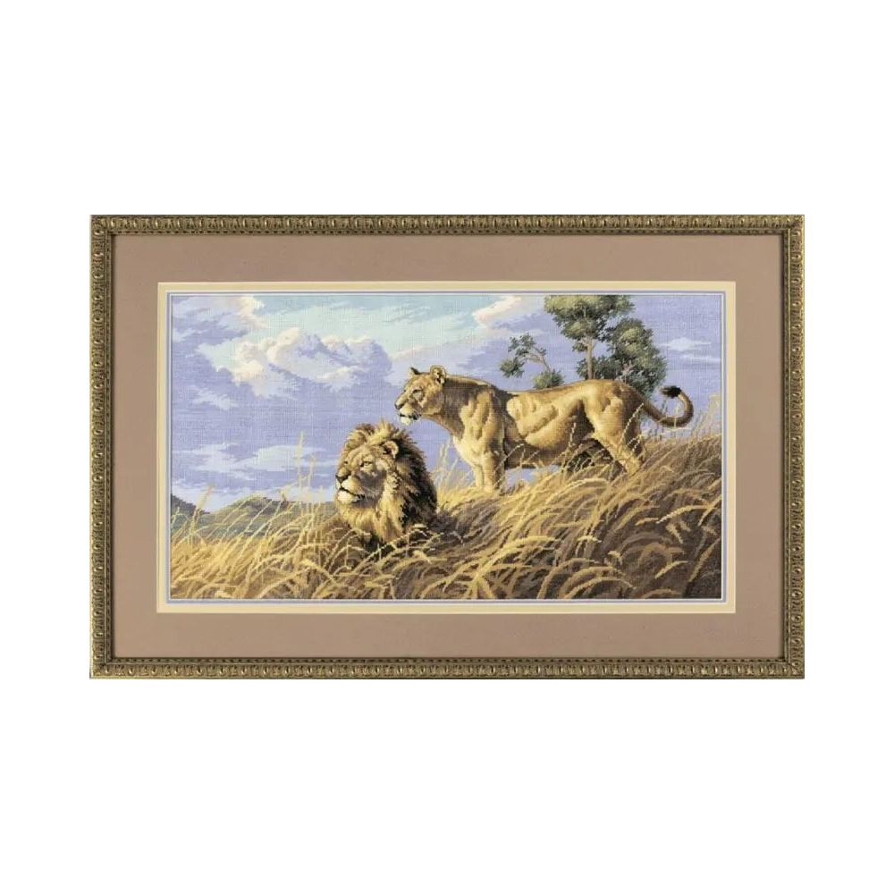 Dimensions Counted Cross Stitch Kit 03866 – African Lions