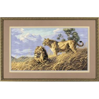 Dimensions Counted Cross Stitch Kit 03866 – African Lions