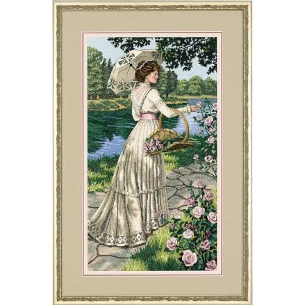 Dimensions Counted Cross Stitch Kit 03868 – A Summer Stroll