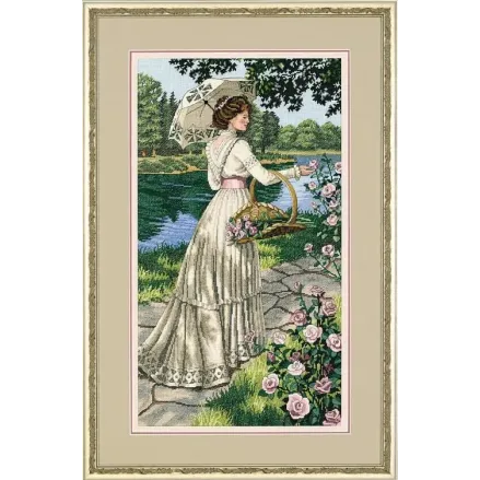Dimensions Counted Cross Stitch Kit 03868 – A Summer Stroll