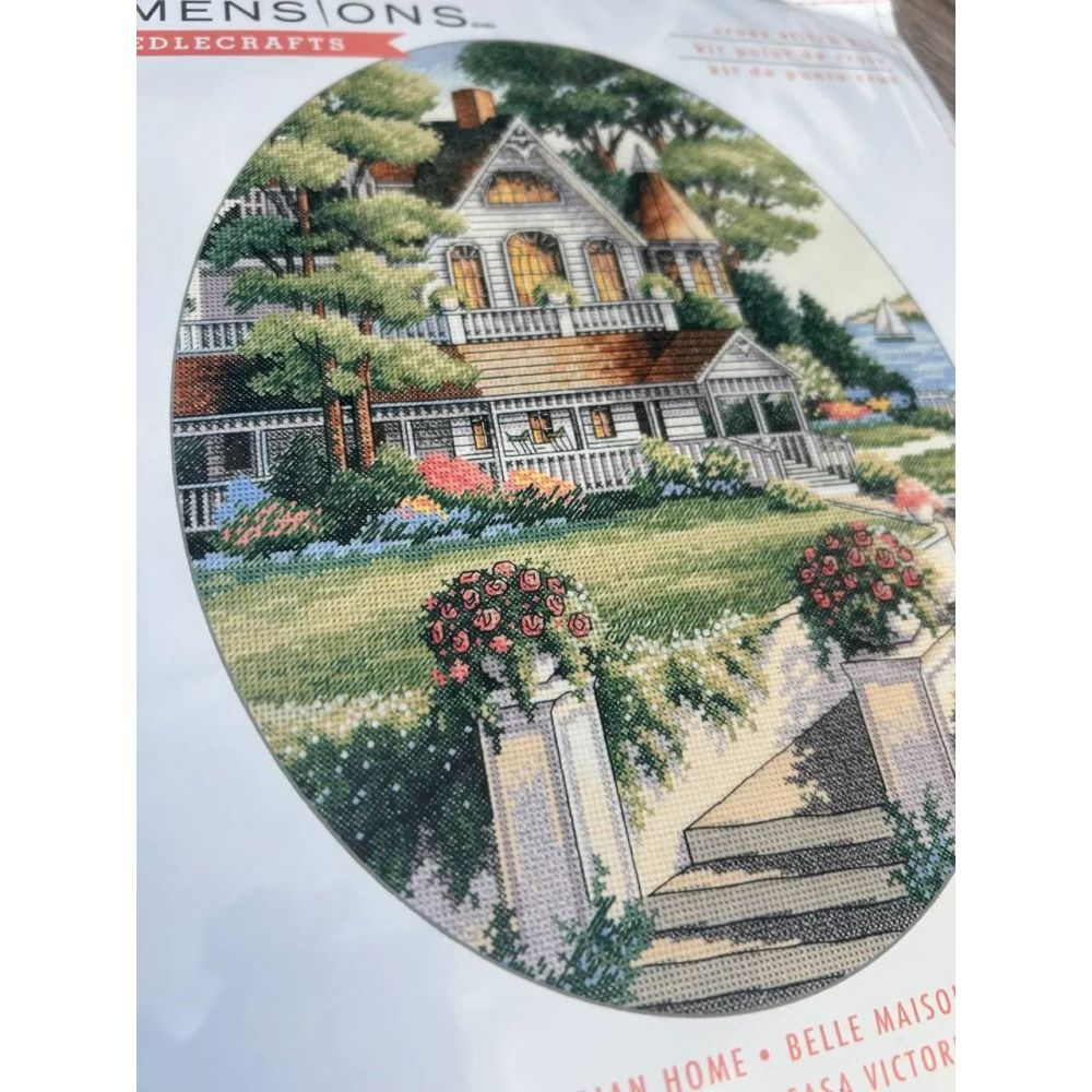 Dimensions Counted Cross Stitch Kit 03874 – Lovely Victorian Home