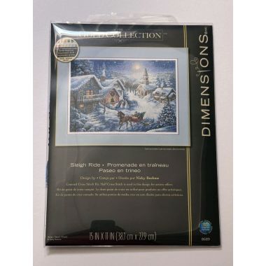 Dimensions Counted Cross Stitch Kit 08689 – Sleigh Ride