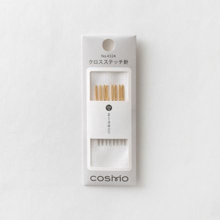 Cosmo Cross Stitch Needles 4324 – Size 24, 8 pcs