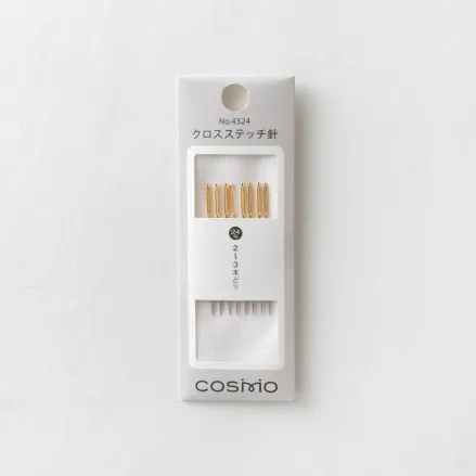 Cosmo Cross Stitch Needles 4324 – Size 24, 8 pcs