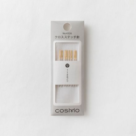 Cosmo Cross Stitch Needles 4326 – Size 26, 8 pcs