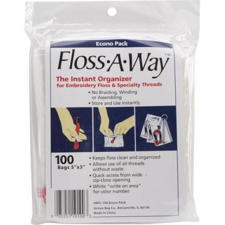 Action Bag Floss-A-Way Organizer NFL100 – 100 Bags