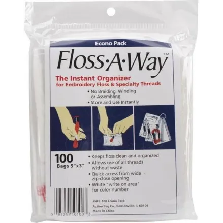 Action Bag Floss-A-Way Organizer NFL100 – 100 Bags