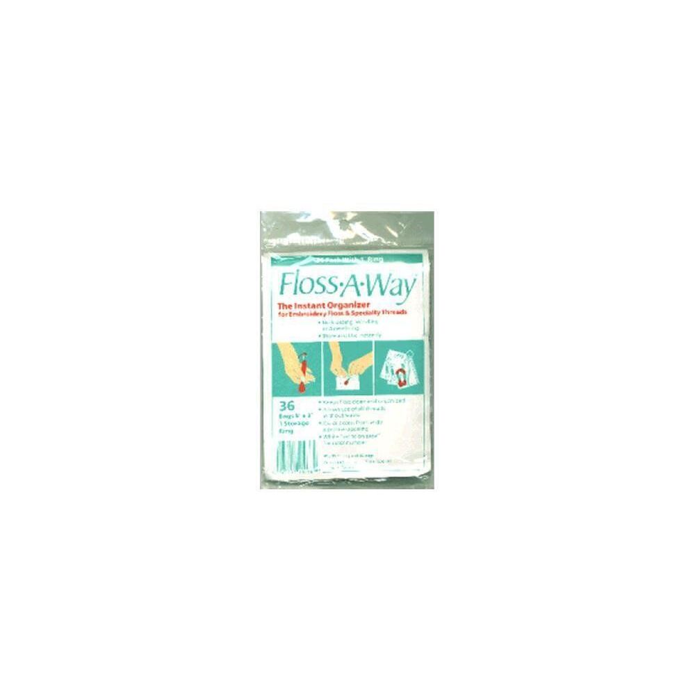 Action Bag Floss-A-Way Organizer NFL36 – 36 Bags with 1" Ring