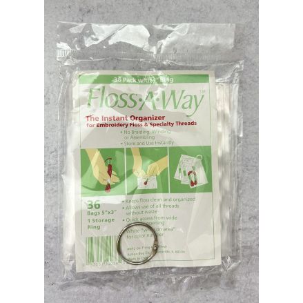 Action Bag Floss-A-Way Organizer NFL36 – 36 Bags with 1" Ring