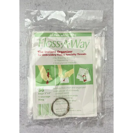 Action Bag Floss-A-Way Organizer NFL36 – 36 Bags with 1" Ring