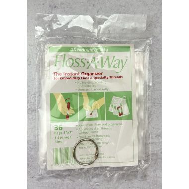 Action Bag Floss-A-Way Organizer NFL36 – 36 Bags with 1" Ring