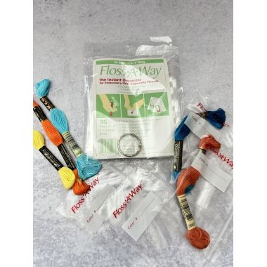Action Bag Floss-A-Way Organizer NFL36 – 36 Bags with 1" Ring