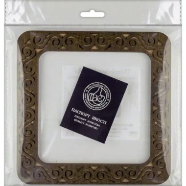 Plywood hoop for Mill-Hill beading kits and for perforated paper.