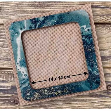 Plywood hoop for Mill-Hill beading kits and for perforated paper.