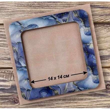Plywood hoop for Mill-Hill beading kits and for perforated paper.