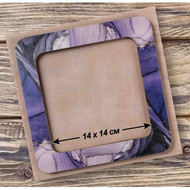 Plywood hoop for Mill-Hill beading kits and for perforated paper.
