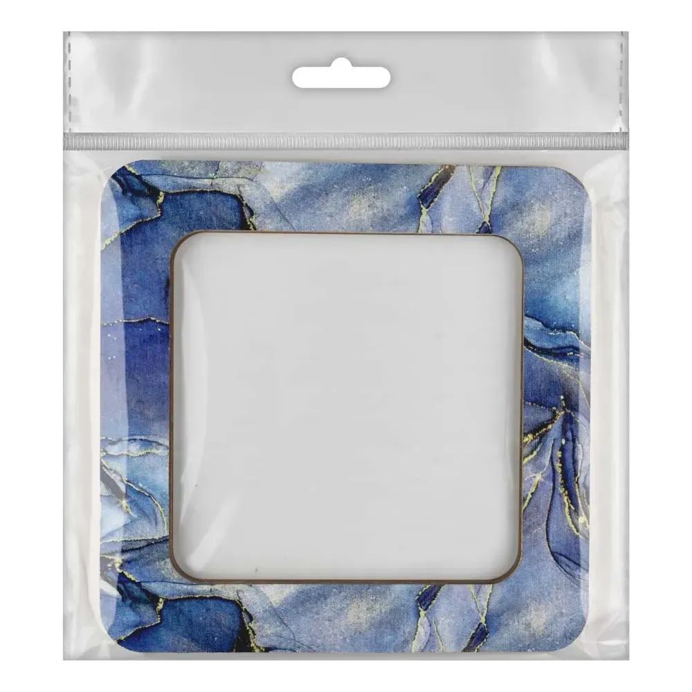 Wonderland Crafts Magnetic Embroidery Frame FLMP-015 – Midnight Blue, Medium, 4″ × 4″