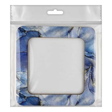 Wonderland Crafts Magnetic Embroidery Frame FLMP-015 – Midnight Blue, Medium, 4″ × 4″