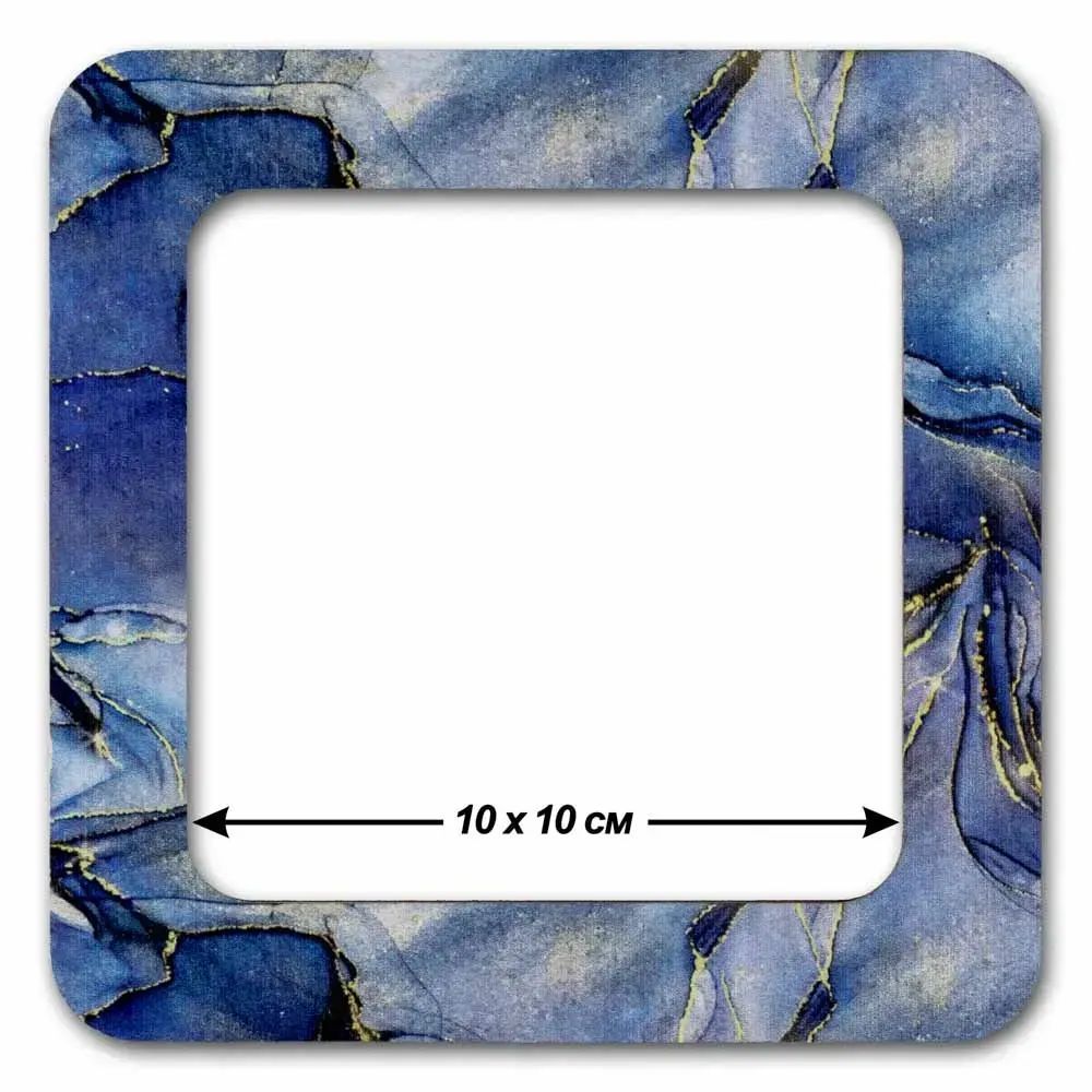 Wonderland Crafts Magnetic Embroidery Frame FLMP-015 – Midnight Blue, Medium, 4″ × 4″