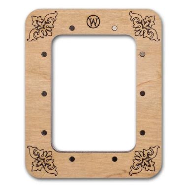 Wonderland Crafts Magnetic Embroidery Frame FLMP-023 – Amethyst Purple, 2.6″ × 3.5″