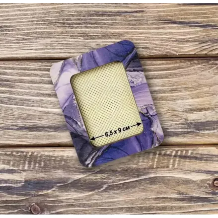 Wonderland Crafts Magnetic Embroidery Frame FLMP-023 – Amethyst Purple, 2.6″ × 3.5″