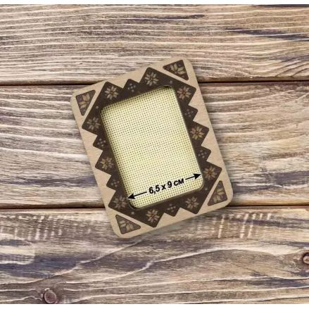 Wonderland Crafts Magnetic Embroidery Frame FLMP-031 – Nordic Light Wood, 2.6″ × 3.5″