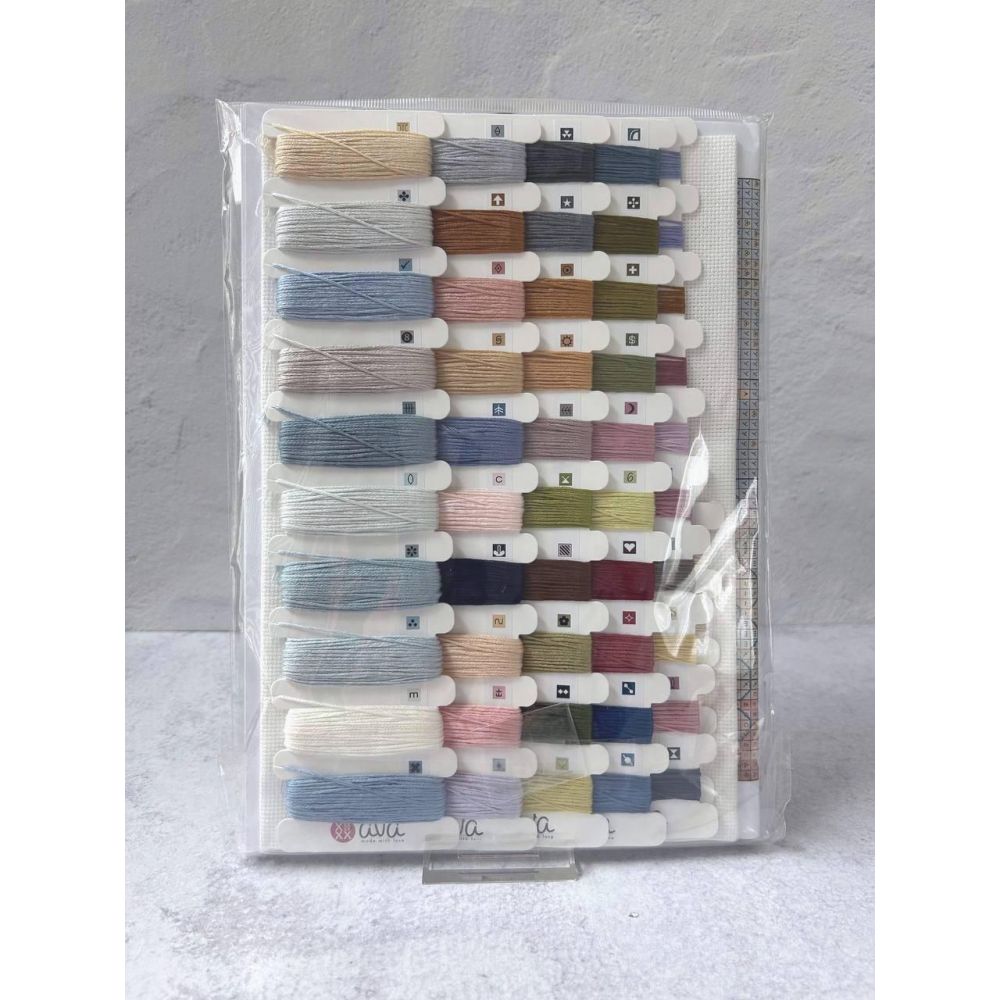 AVA Counted Cross Stitch Kit P052 – Hydrangeas in Watercolor