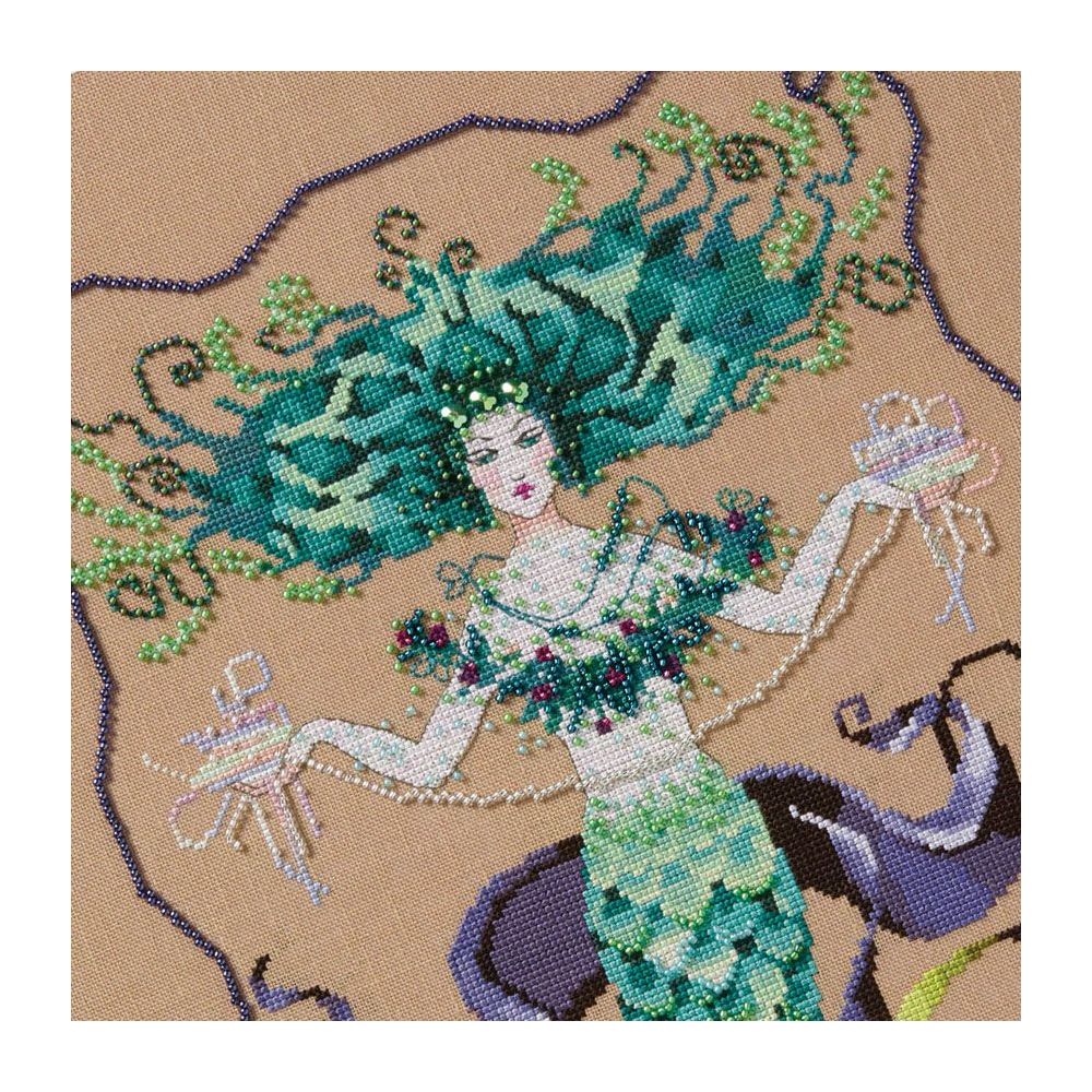 Mirabilia Counted Cross Stitch Pattern MD199 – Madam Mermaid