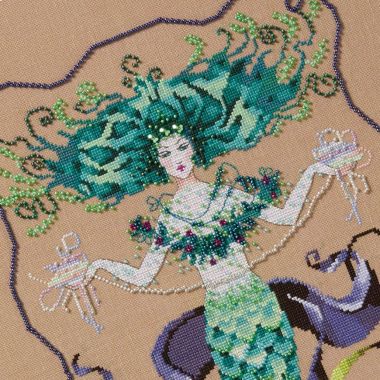 Mirabilia Counted Cross Stitch Pattern MD199 – Madam Mermaid