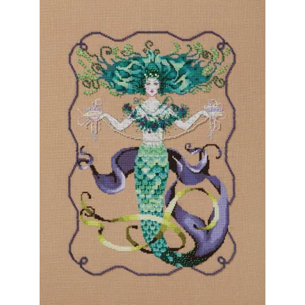 Mirabilia Counted Cross Stitch Pattern MD199 – Madam Mermaid