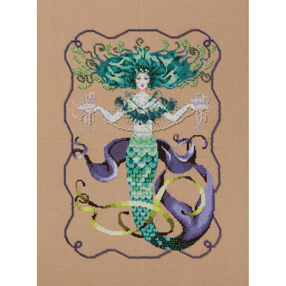 Mirabilia Counted Cross Stitch Pattern MD199 – Madam Mermaid