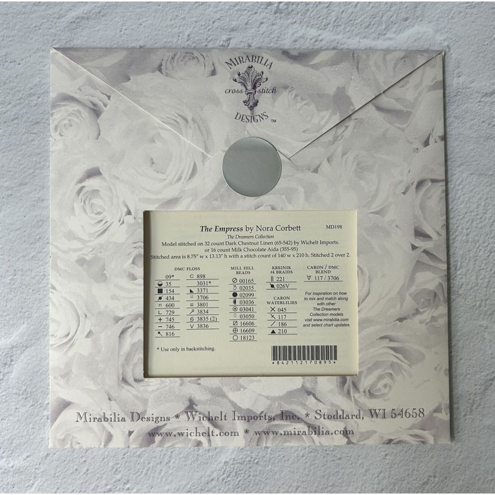 Mirabilia Counted Cross Stitch Pattern MD198 – The Empress