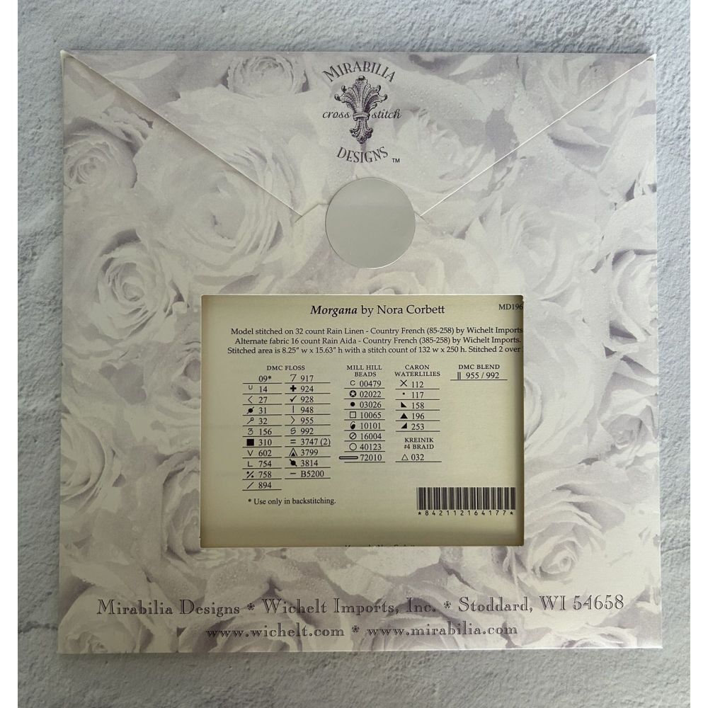 Mirabilia Counted Cross Stitch Pattern MD196 – Morgana