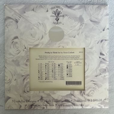 Mirabilia Counted Cross Stitch Pattern MD195 – Pretty to Think So