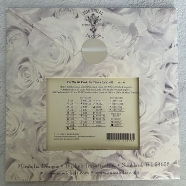 Mirabilia Counted Cross Stitch Pattern MD194 – Pretty in Pink