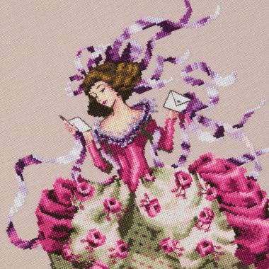 Mirabilia Counted Cross Stitch Pattern MD194 – Pretty in Pink