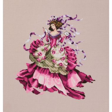 Mirabilia Counted Cross Stitch Pattern MD194 – Pretty in Pink