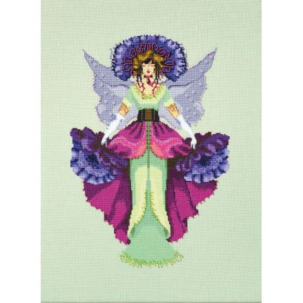 Mirabilia Counted Cross Stitch Pattern MD192 – February Amethyst Fairy