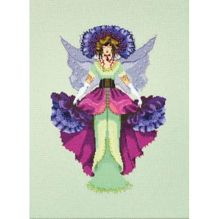Mirabilia Counted Cross Stitch Pattern MD192 – February Amethyst Fairy