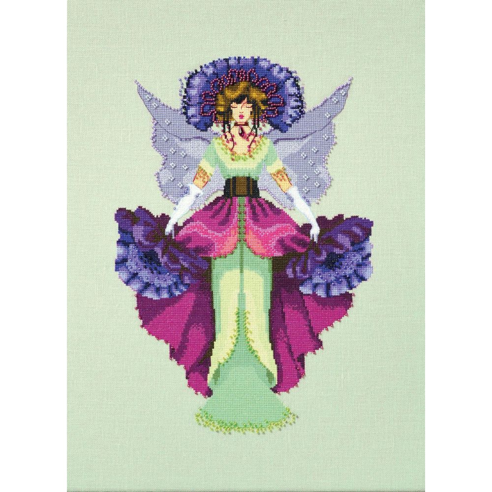 Mirabilia Counted Cross Stitch Pattern MD192 – February Amethyst Fairy