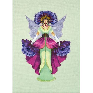 Mirabilia Counted Cross Stitch Pattern MD192 – February Amethyst Fairy