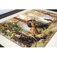 Tapestry kits “Morning in a Pine Forest” Luca-S G452