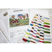 Letistitch Up Up and Away Cross Stitch Kit L8048