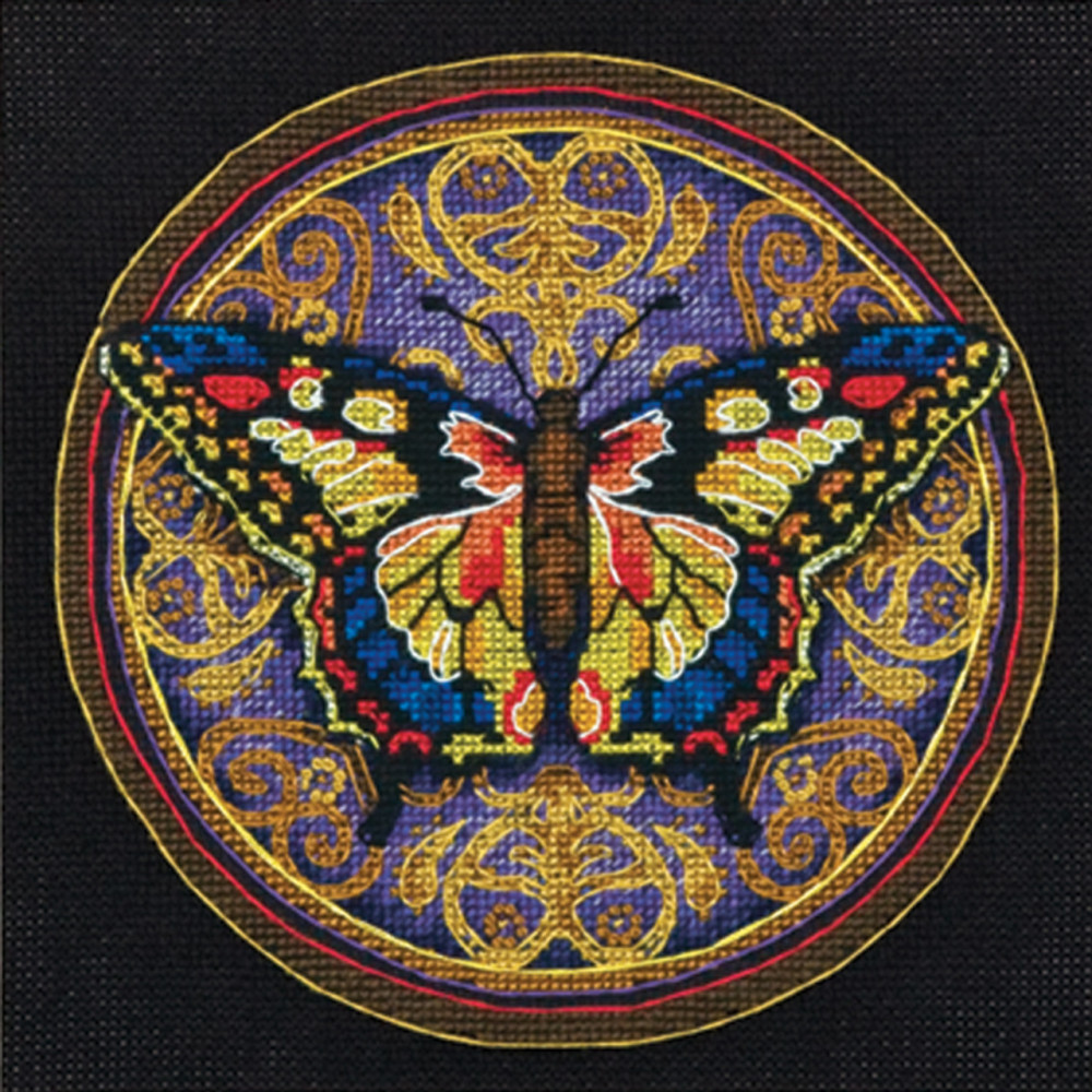 Counted Cross Stitch Kit Ornate Butterfly, Dimension, 65095