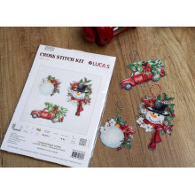 Toys Cross Stitch Kit Christmas Toys, Luca-S JK037